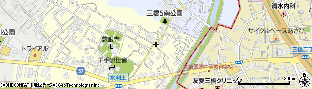 埼玉県さいたま市西区水判土240周辺の地図