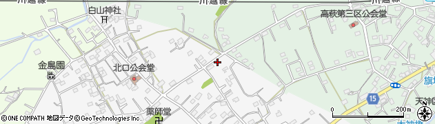 埼玉県日高市女影78周辺の地図