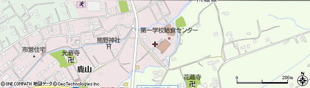 埼玉県日高市鹿山12周辺の地図