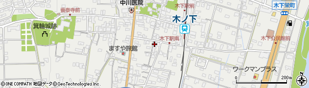 長野県上伊那郡箕輪町木下11936周辺の地図