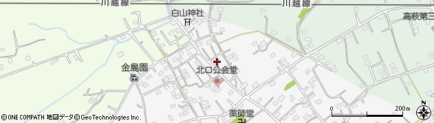埼玉県日高市女影1872周辺の地図