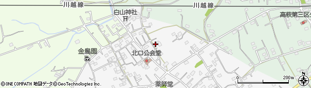 埼玉県日高市女影1870周辺の地図