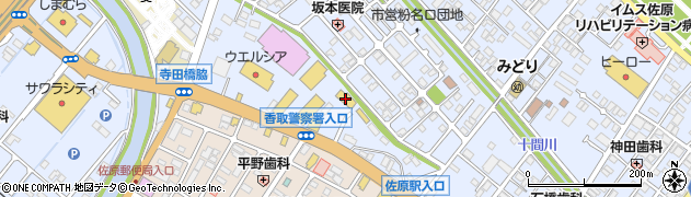 多田屋佐原店周辺の地図