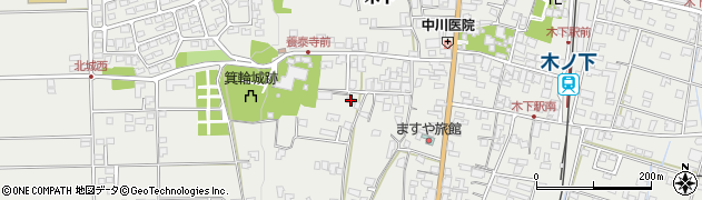 長野県上伊那郡箕輪町木下12716周辺の地図