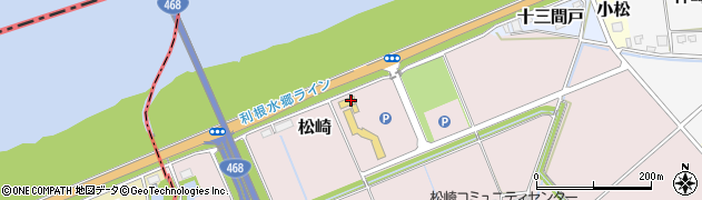千葉県香取郡神崎町松崎855周辺の地図