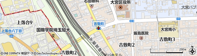 吉敷町周辺の地図