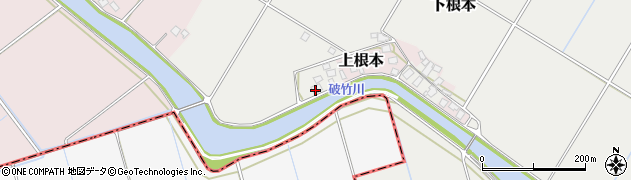 茨城県稲敷市下根本6854周辺の地図
