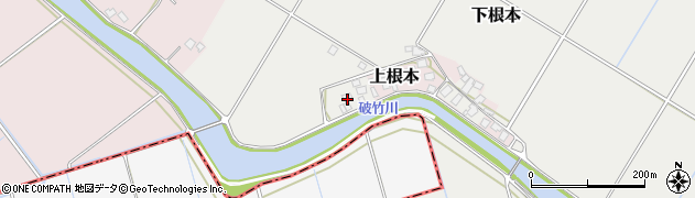 茨城県稲敷市下根本6856周辺の地図