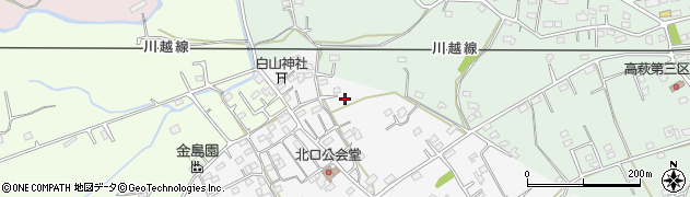 埼玉県日高市女影1859周辺の地図
