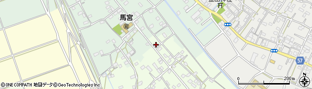 埼玉県さいたま市西区二ツ宮690周辺の地図