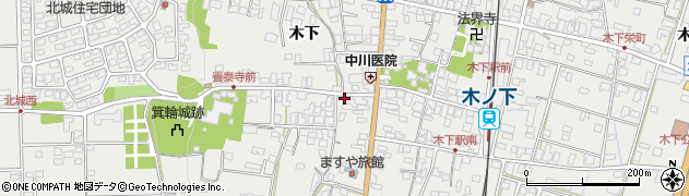 長野県上伊那郡箕輪町木下12511周辺の地図