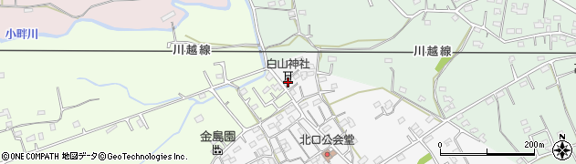 埼玉県日高市女影1894周辺の地図