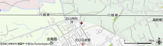 埼玉県日高市女影1861周辺の地図
