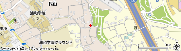 埼玉県さいたま市緑区代山852周辺の地図