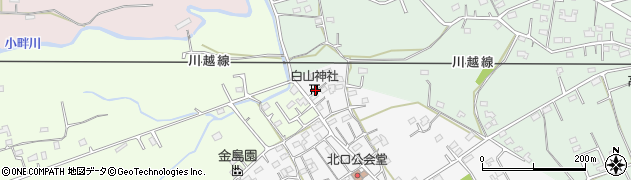 埼玉県日高市女影1895周辺の地図