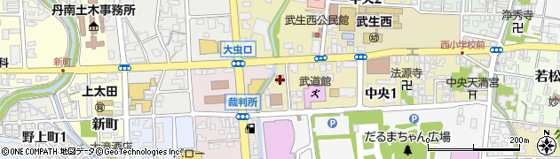 武生　総合労働相談コーナー周辺の地図