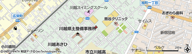 埼玉県川越市旭町周辺の地図