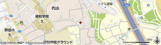 埼玉県さいたま市緑区代山861周辺の地図