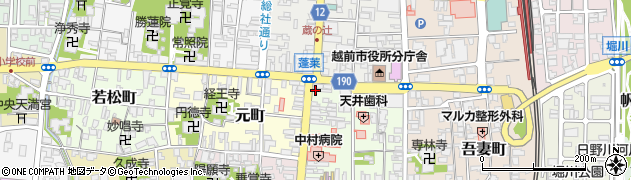 武生薬局　本店周辺の地図