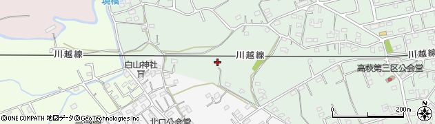 埼玉県日高市高萩418周辺の地図