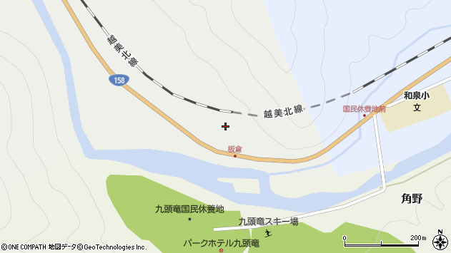 〒912-0206 福井県大野市板倉の地図