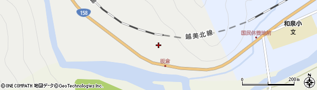 福井県大野市板倉周辺の地図