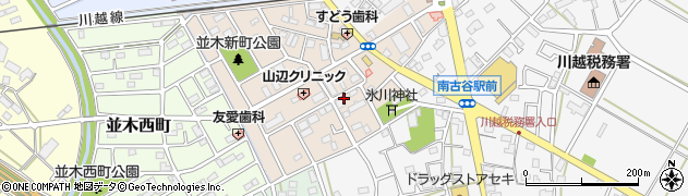 埼玉県川越市並木新町周辺の地図