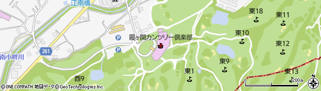 霞ヶ関カンツリー倶楽部周辺の地図