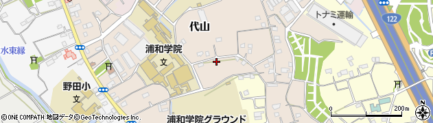 埼玉県さいたま市緑区代山954周辺の地図