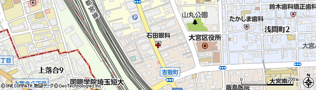 石田眼科医院周辺の地図