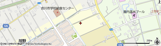 埼玉県吉川市川野周辺の地図