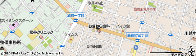 新宿１周辺の地図