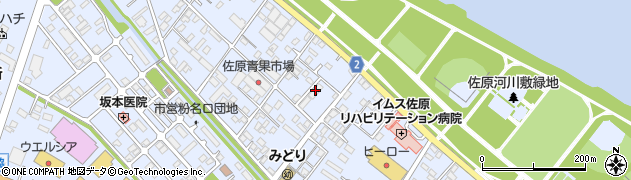 常総開発工業株式会社　佐原支店周辺の地図