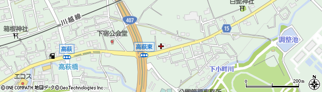 埼玉県日高市高萩1631周辺の地図