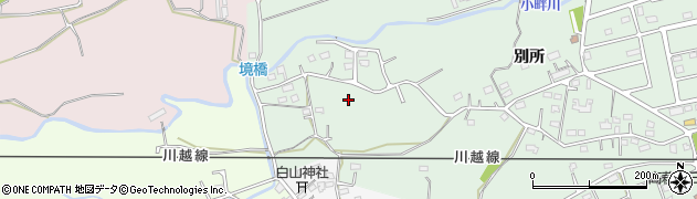 埼玉県日高市高萩377周辺の地図