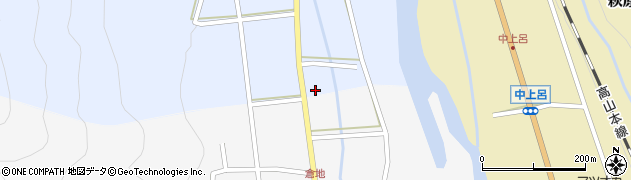 岐阜県下呂市萩原町野上437周辺の地図