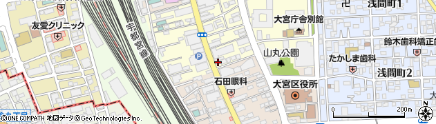 鹿島学園高等学校　通信制・大宮キャンパス周辺の地図