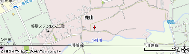 埼玉県日高市鹿山752周辺の地図
