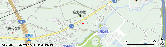 埼玉県日高市高萩1604周辺の地図