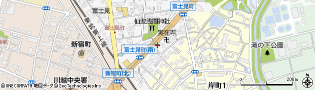 埼玉県川越市富士見町17周辺の地図