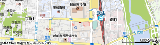 仁愛大学　駅前サテライト周辺の地図