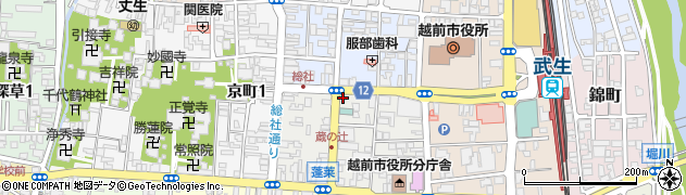 武生進学教室周辺の地図