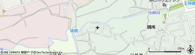 埼玉県日高市高萩385周辺の地図