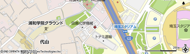 埼玉県さいたま市緑区代山701周辺の地図