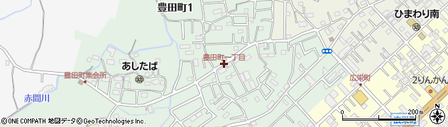 豊田町一丁目周辺の地図