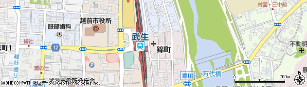 武生駅東駐車場周辺の地図