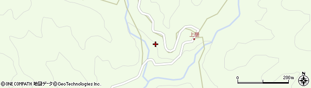 長野県木曽町（木曽郡）三岳（上垂）周辺の地図