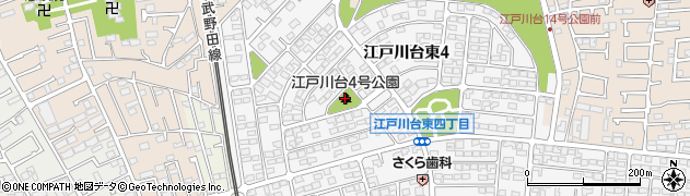 江戸川台４号公園周辺の地図