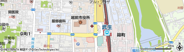 武生タクシー　貸切バス周辺の地図