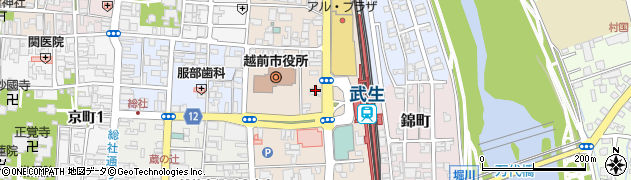 武生タクシー　本社営業所周辺の地図